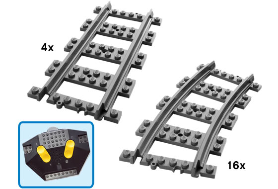 Tren de Pasajeros ( Lego 7897 ) imagen b