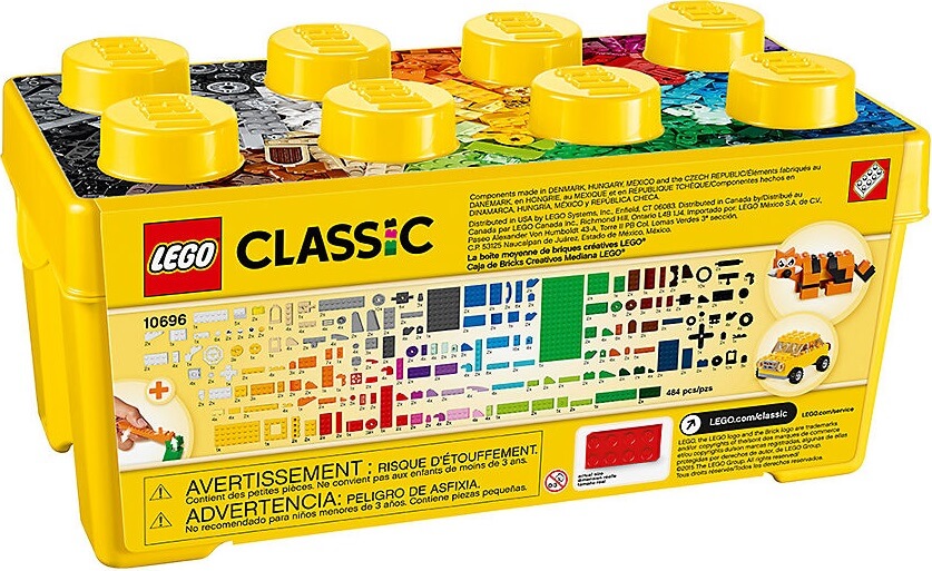 Caja de Ladrillos Creativos Mediana LEGO® ( Lego 10696 ) imagen g