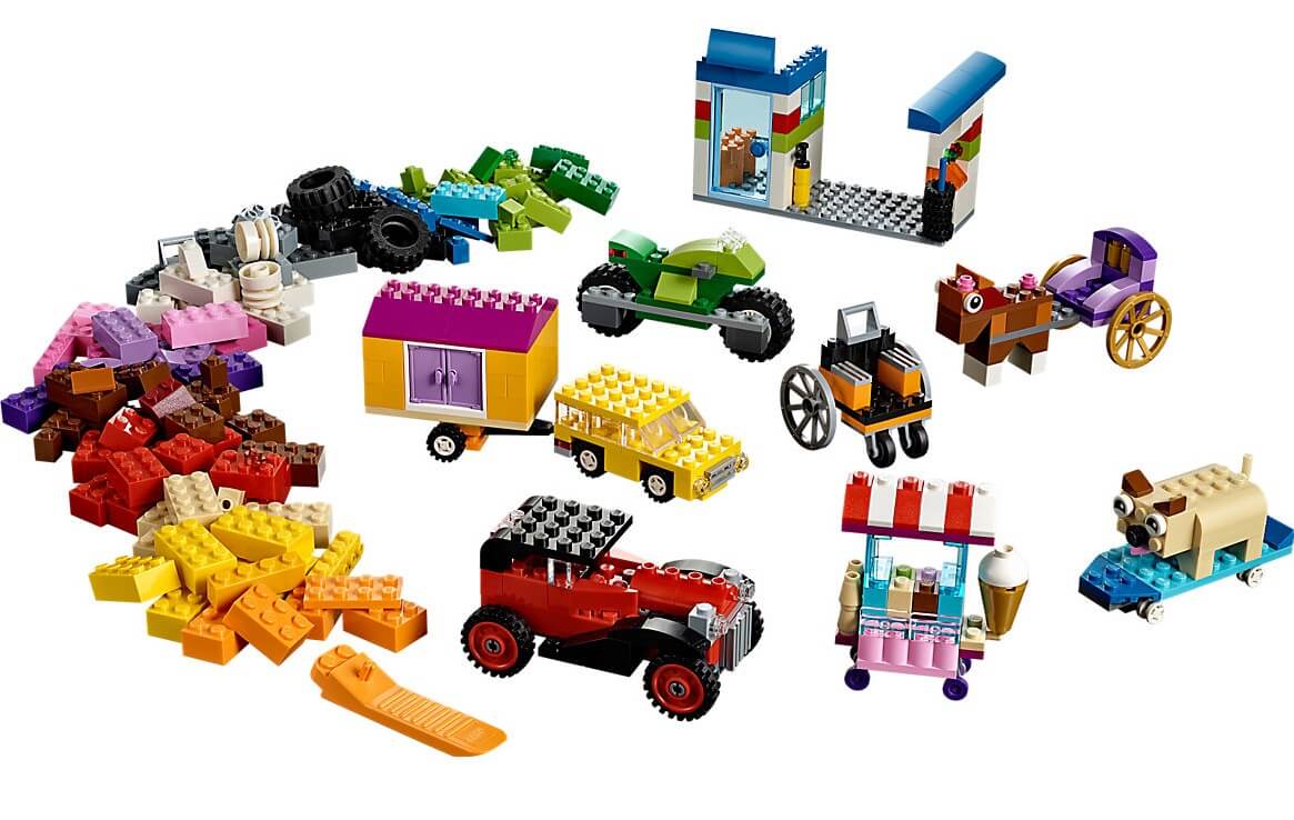 Ladrillos sobre ruedas ( Lego 10715 ) imagen a