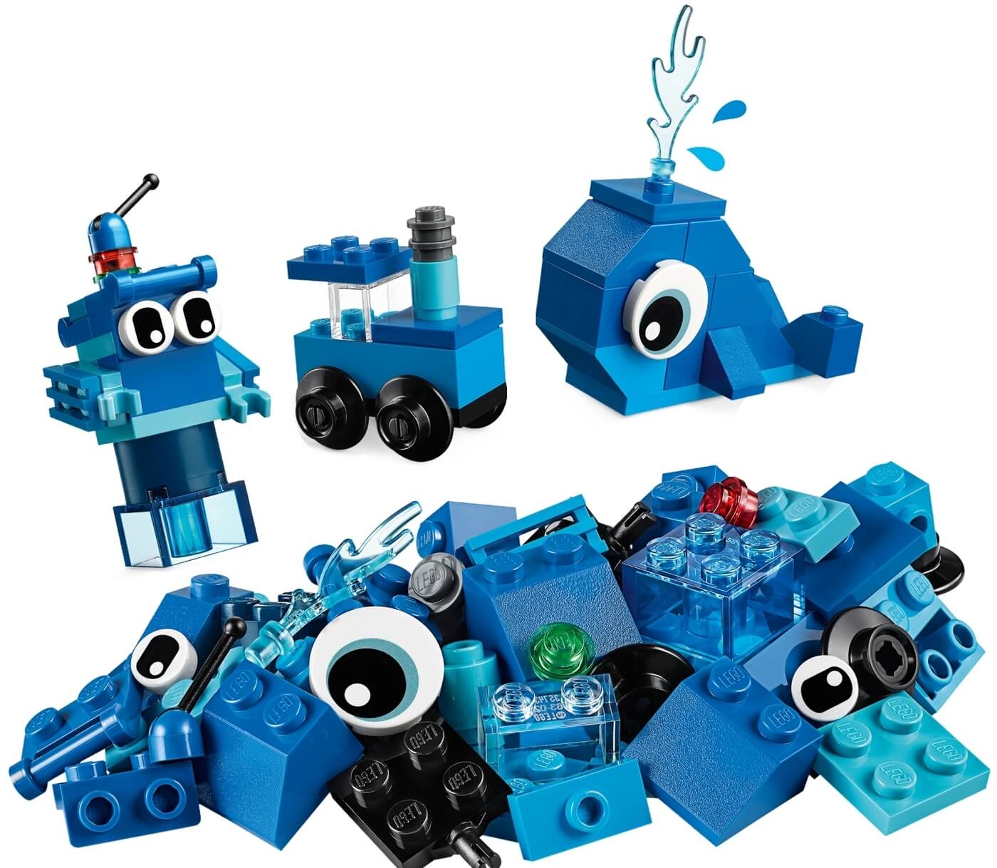Ladrillos Creativos Azules ( Lego 11006 ) imagen b