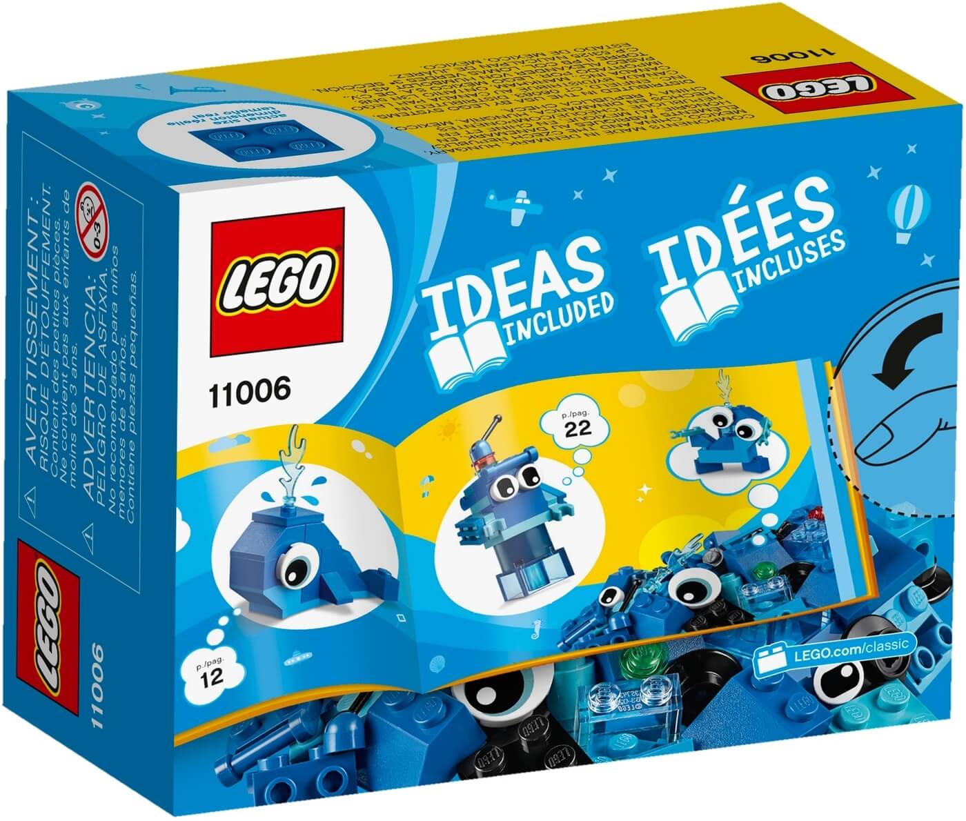 Ladrillos Creativos Azules ( Lego 11006 ) imagen d