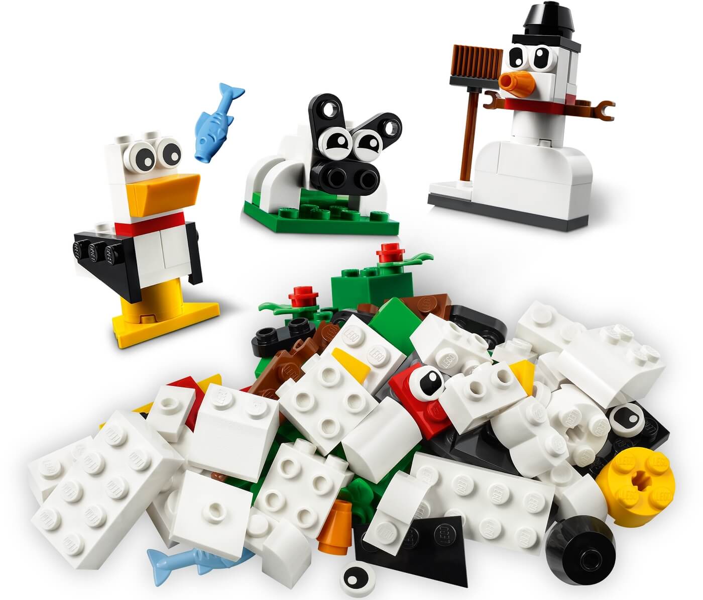 Ladrillos Creativos Blancos ( Lego 11012 ) imagen b