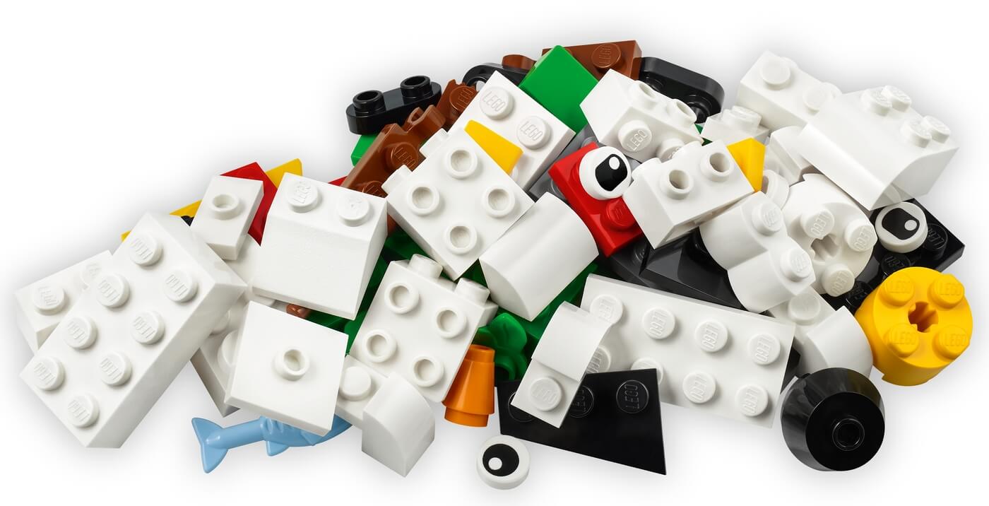 Ladrillos Creativos Blancos ( Lego 11012 ) imagen c