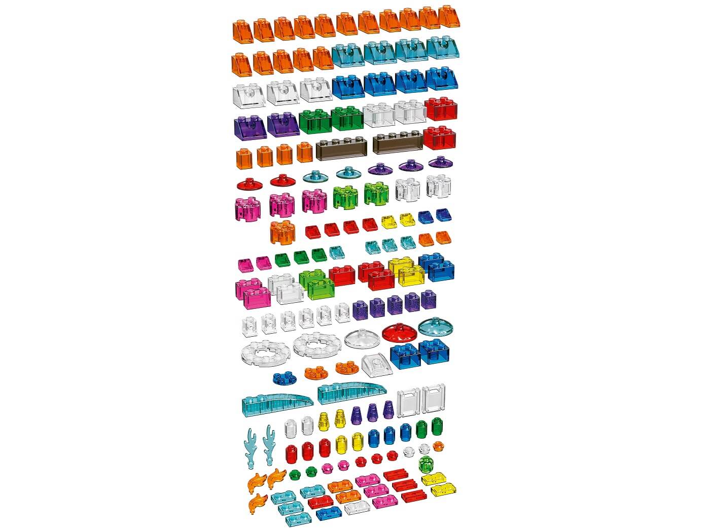 Ladrillos Creativos Transparentes ( Lego 11013 ) imagen c