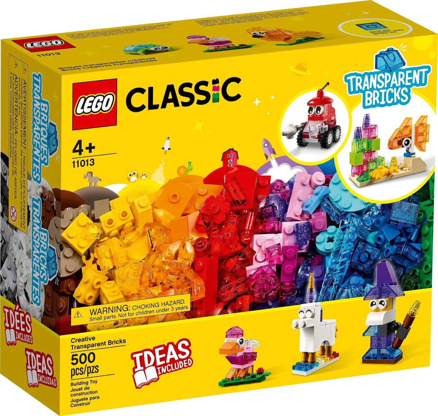 Ladrillos Creativos Transparentes ( Lego 11013 ) imagen e