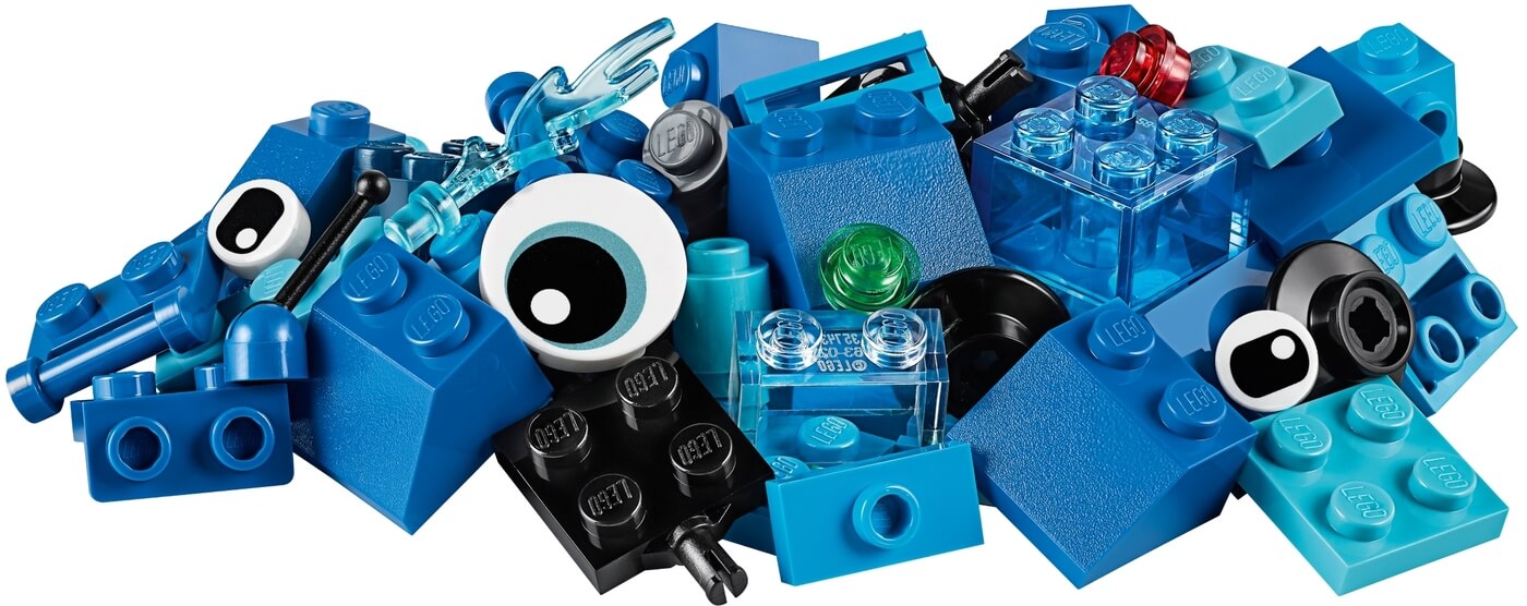 Ladrillos Creativos Azules ( Lego 11006 ) imagen c