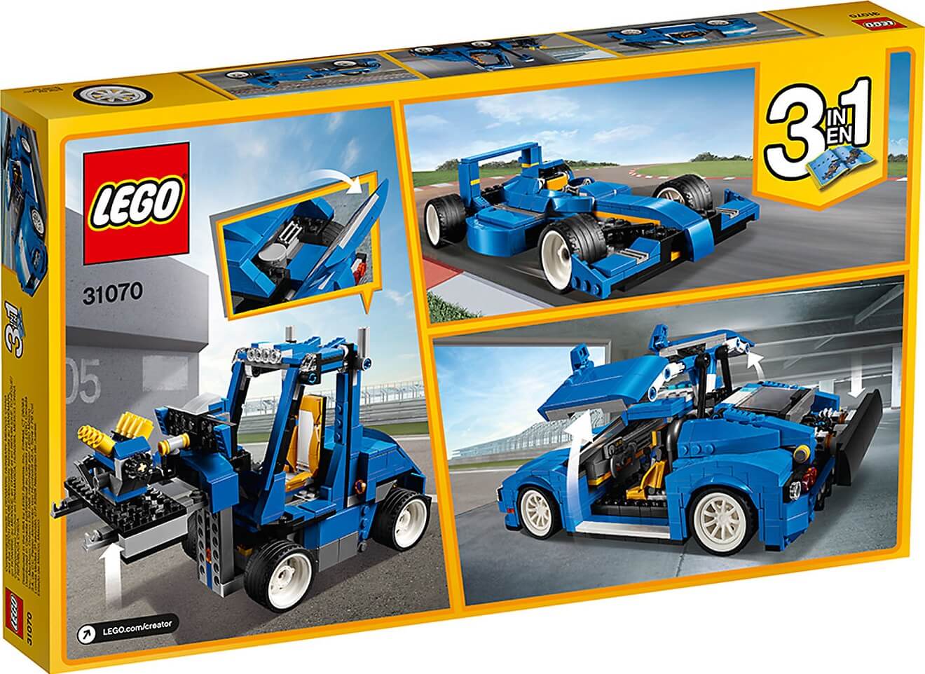 Deportivo turbo ( Lego 31070 ) imagen e