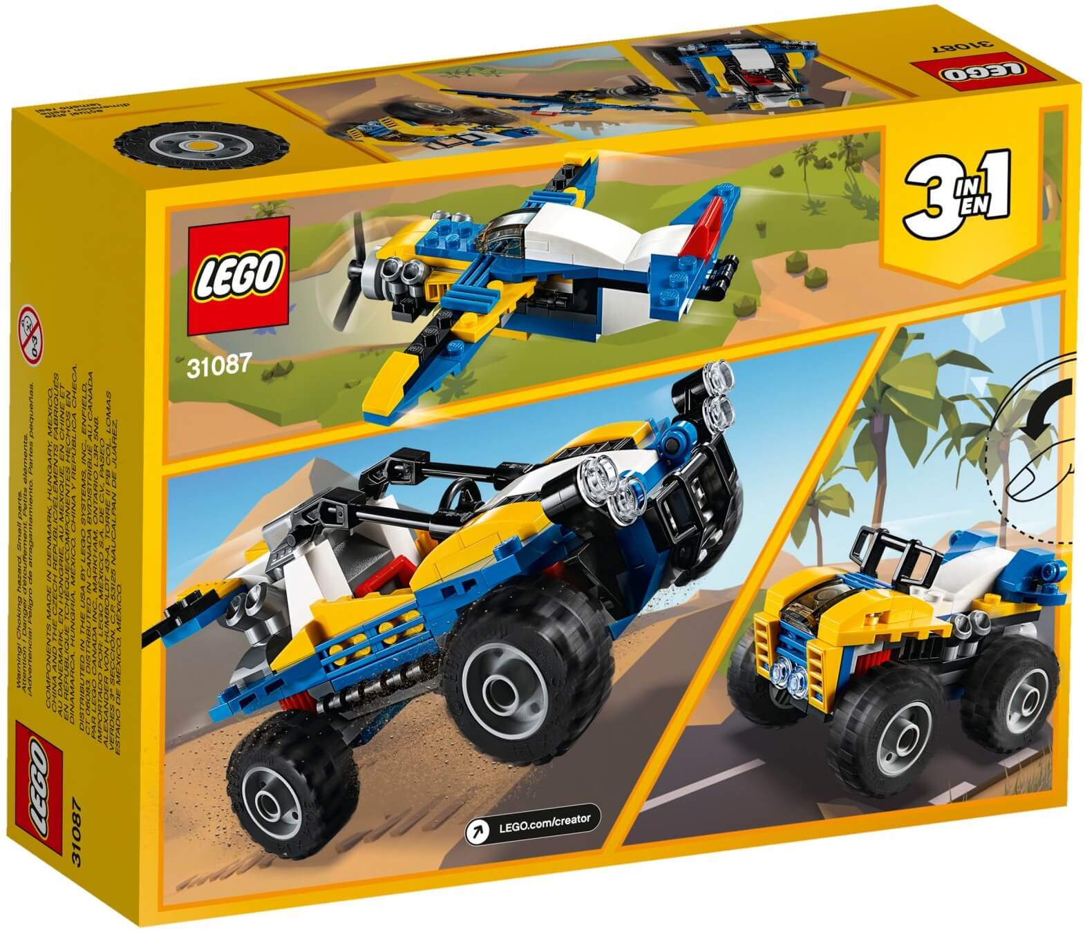 Buggy de las Arenas ( Lego 31087 ) imagen d