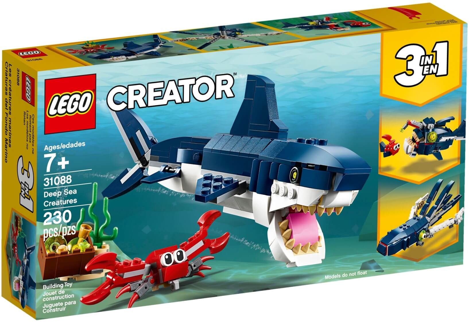 Criaturas del fondo marino ( Lego 31088 ) imagen e
