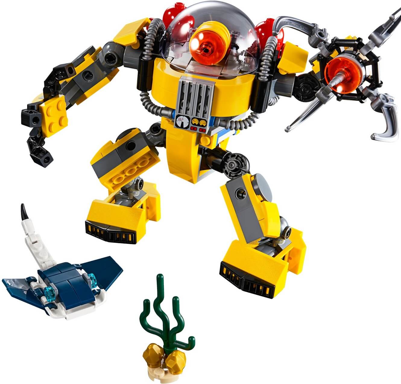Robot submarino ( Lego 31090 ) imagen a