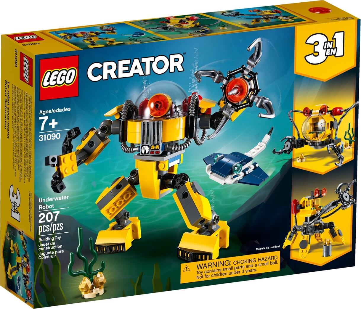 Robot submarino ( Lego 31090 ) imagen e