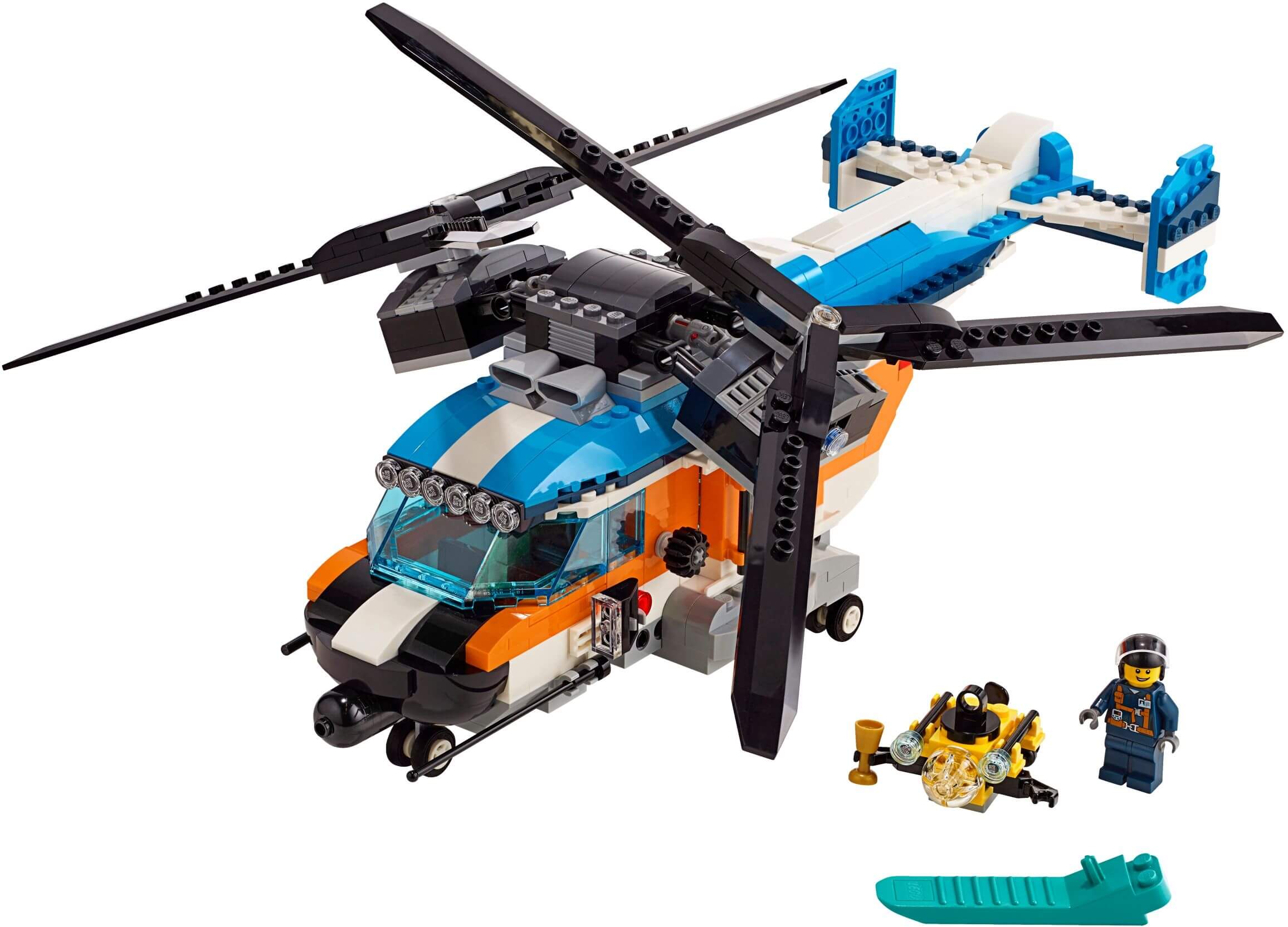 Helicóptero Doble Hélice ( Lego 31096 ) imagen a