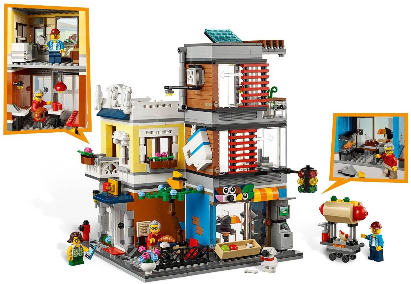 Tienda de Mascotas y Cafetería ( Lego 31097 ) imagen b