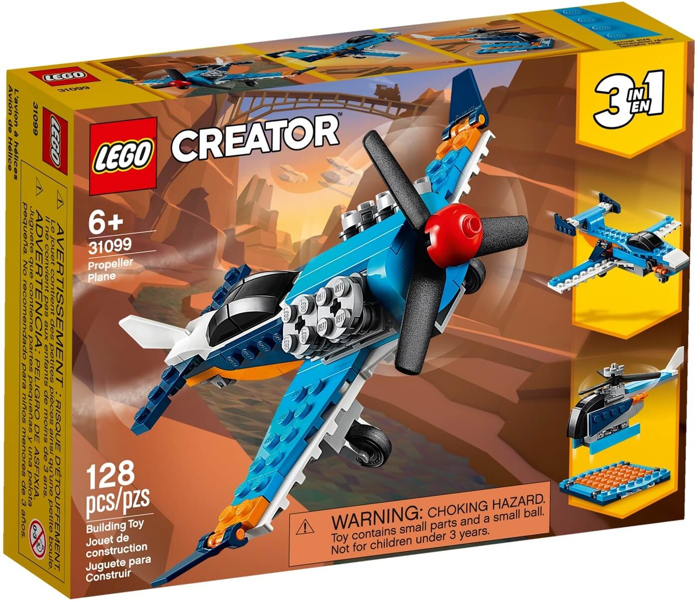 Avion Helice ( Lego 31099 ) imagen f