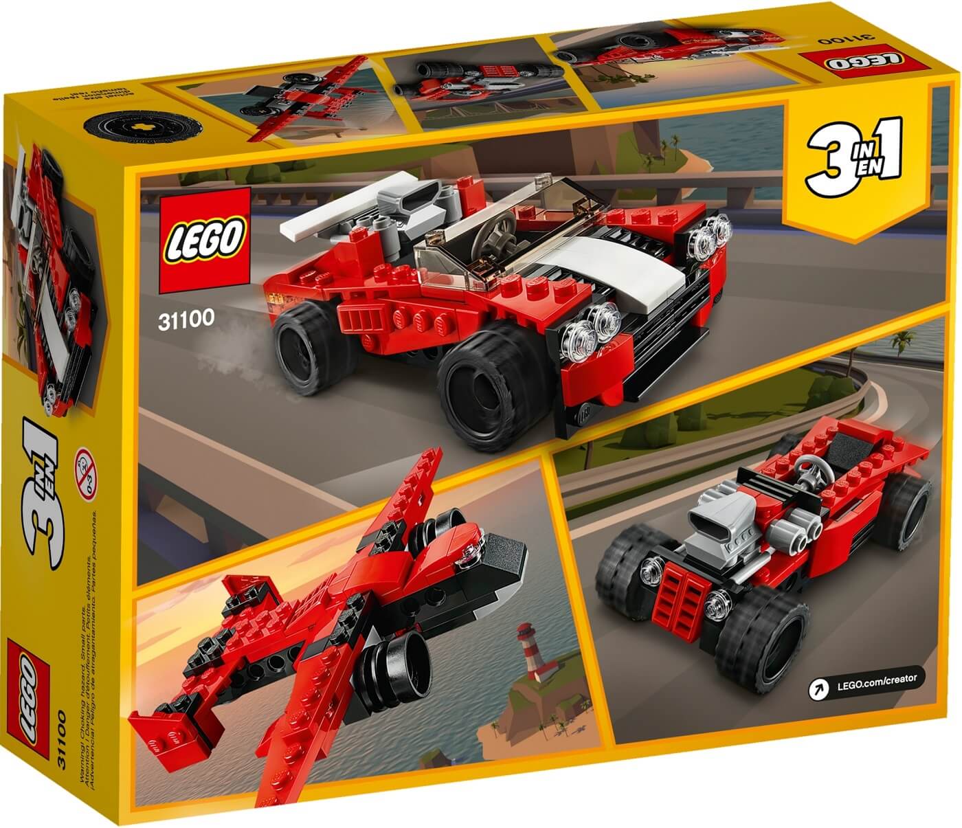Deportivo 3 en 1 ( Lego 31100 ) imagen d