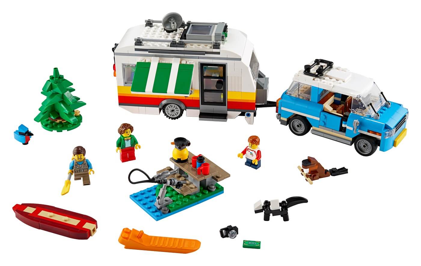 Vacaciones Familiares en Caravana ( Lego 31108 ) imagen a