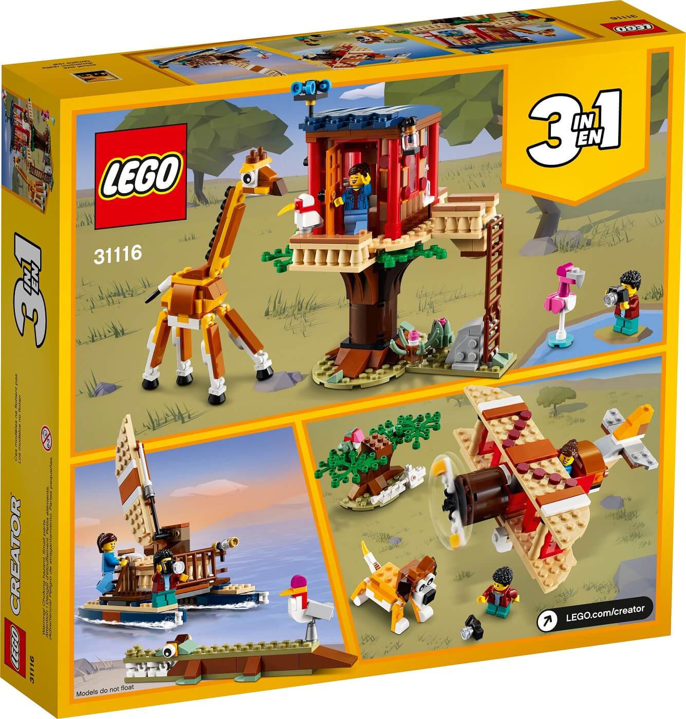 Casa del Arbol en la Sabana ( Lego 31116 ) imagen k