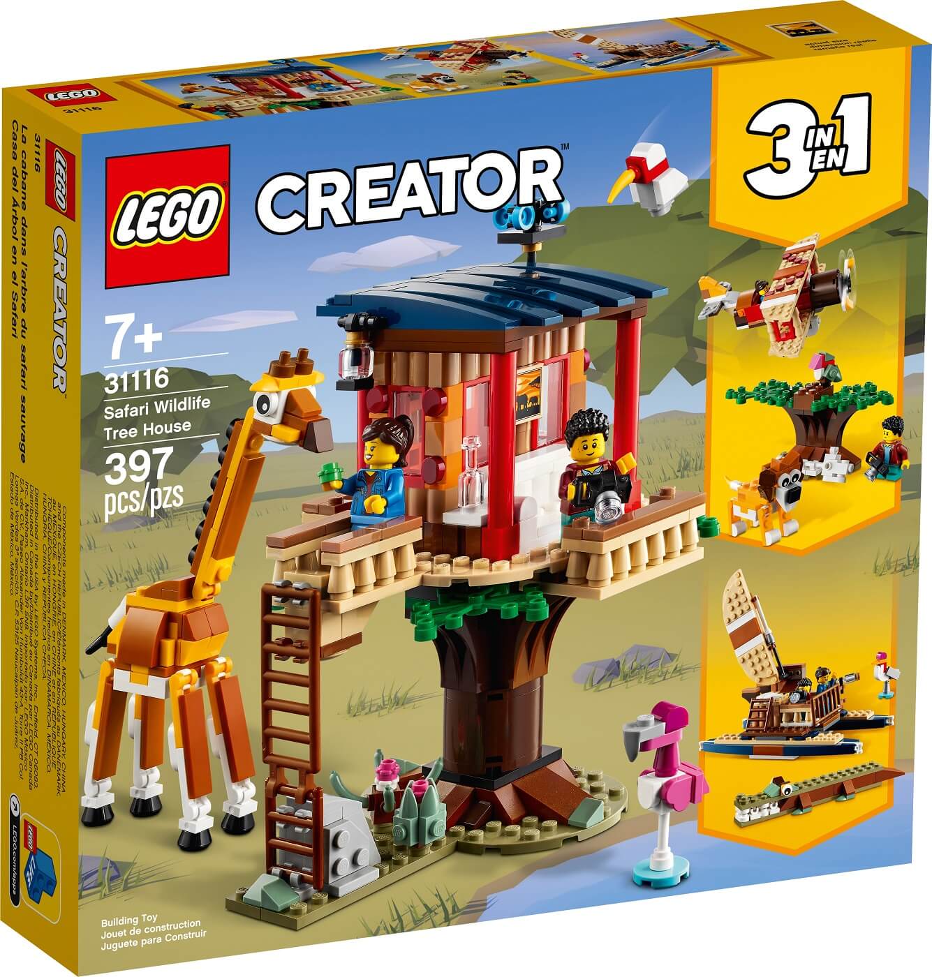 Casa del Arbol en la Sabana ( Lego 31116 ) imagen l