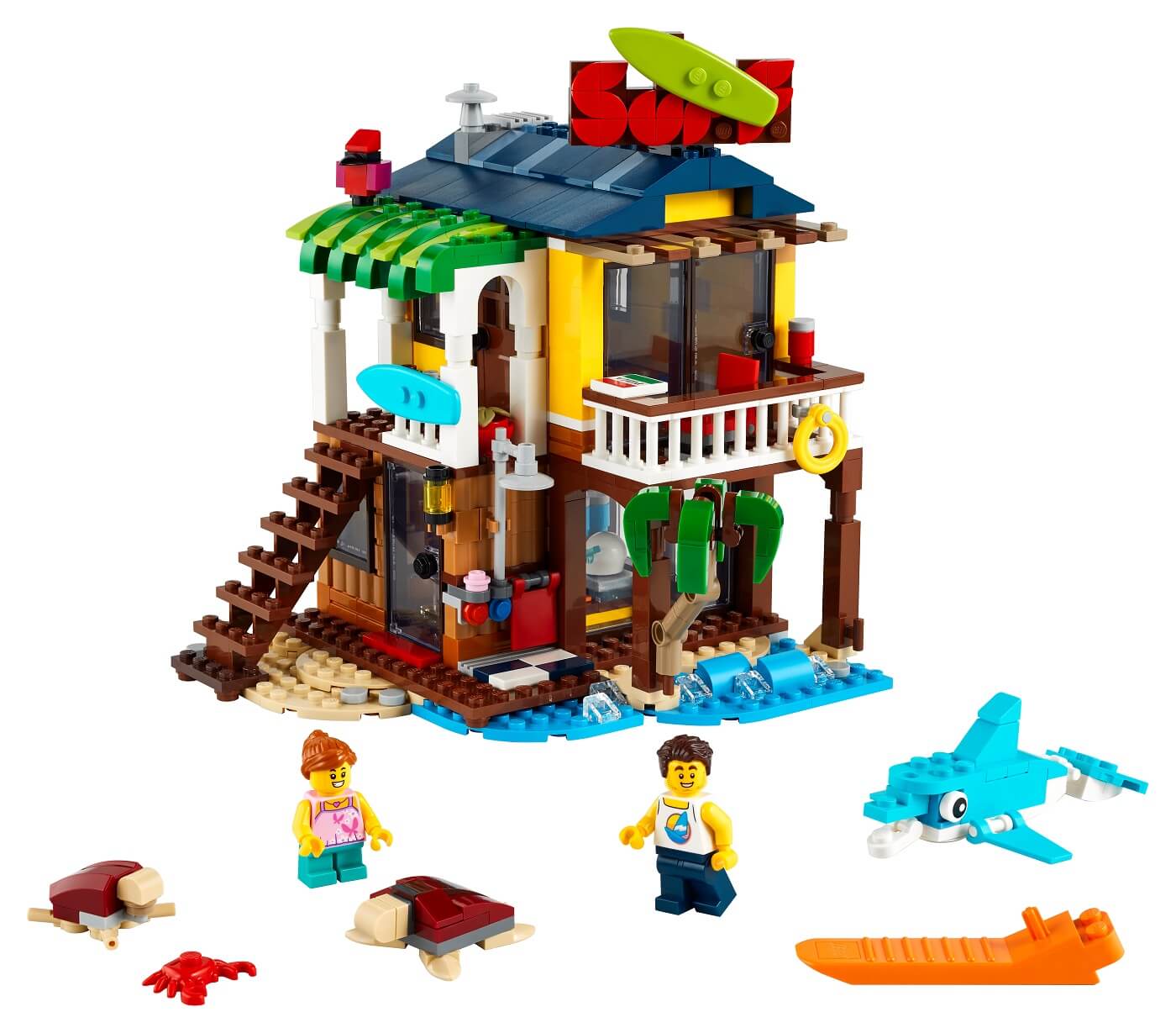 Casa Surfera en la Playa ( Lego 31118 ) imagen a
