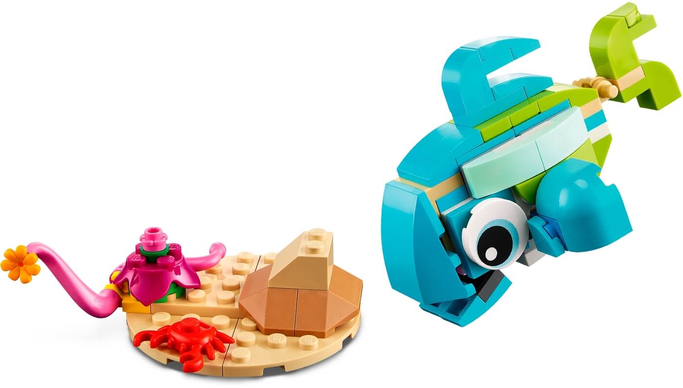 Delfin y Tortuga 3en1 ( Lego 31128 ) imagen c