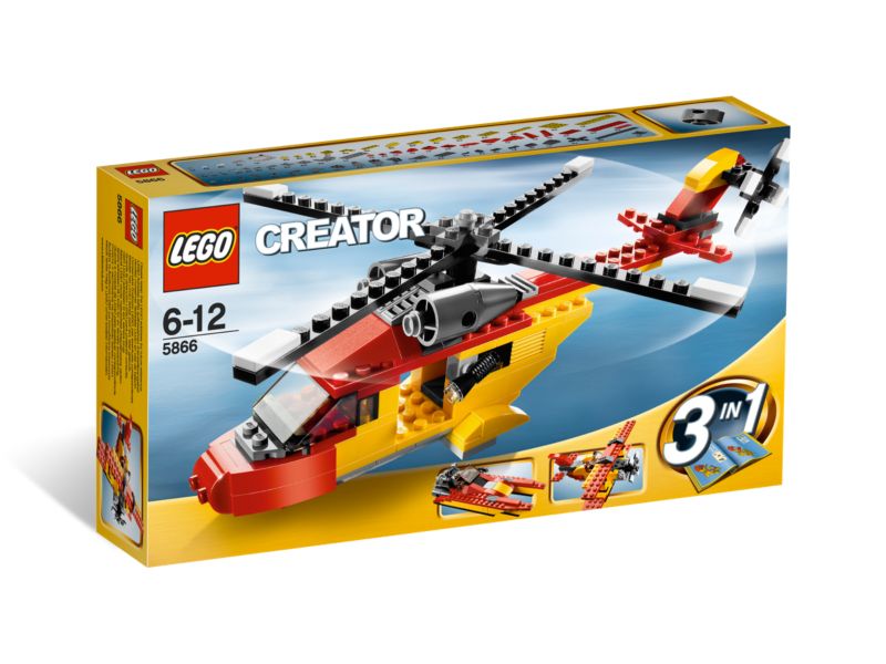 Helicóptero de Rescate ( Lego 5866 ) imagen b