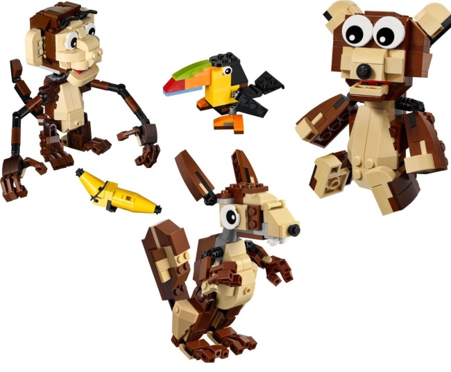 Animales de la Jungla ( Lego 31019 ) imagen a