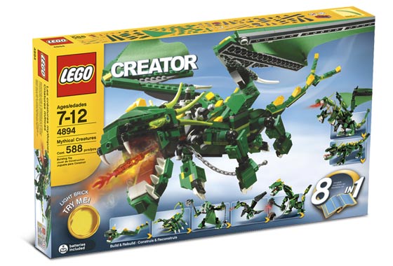 Criaturas míticas ( Lego 4894 ) imagen b