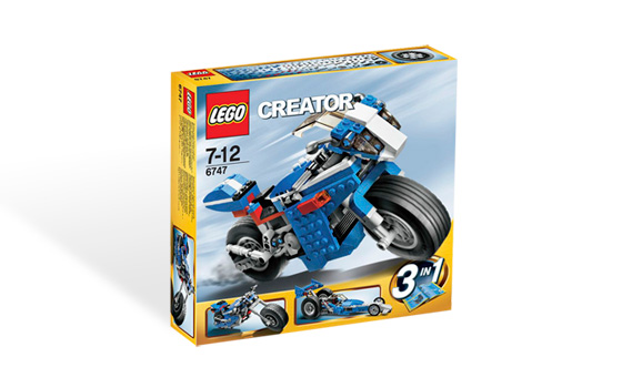Moto de Carreras ( Lego 6747 ) imagen d