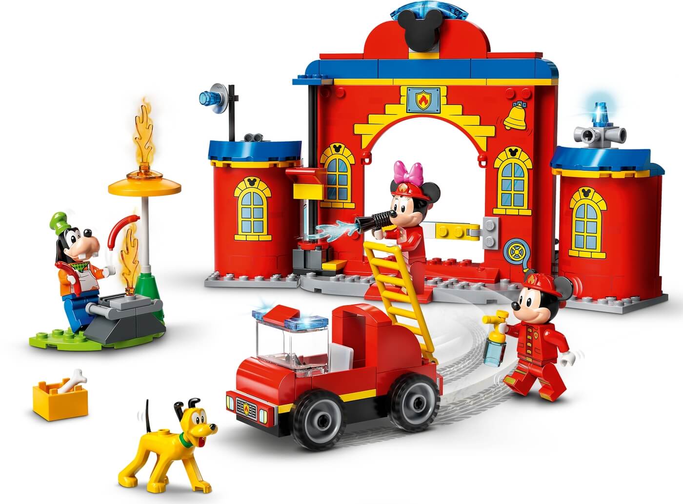 Parque y Camion de Bomberos de Mickey y sus Amigos ( Lego 10776 ) imagen a