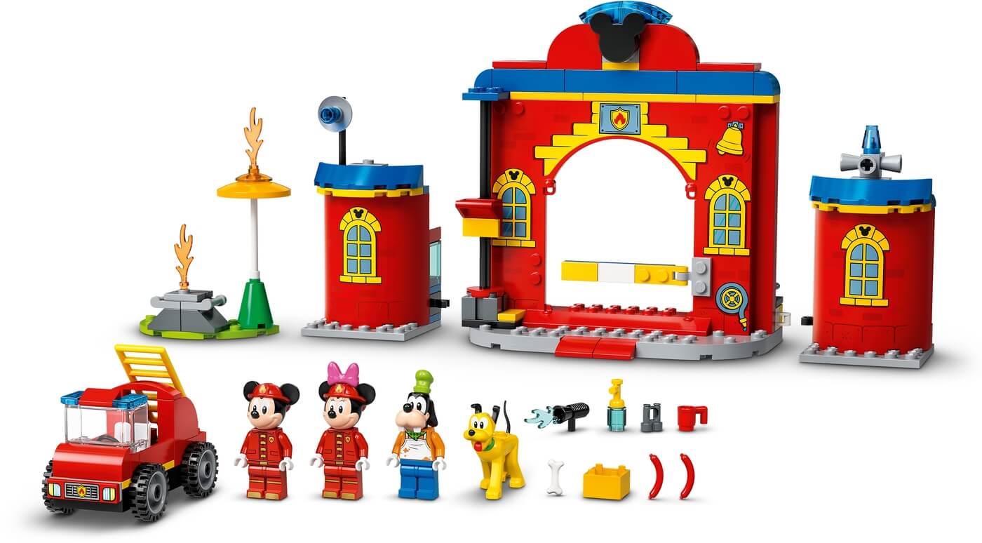 Parque y Camion de Bomberos de Mickey y sus Amigos ( Lego 10776 ) imagen c