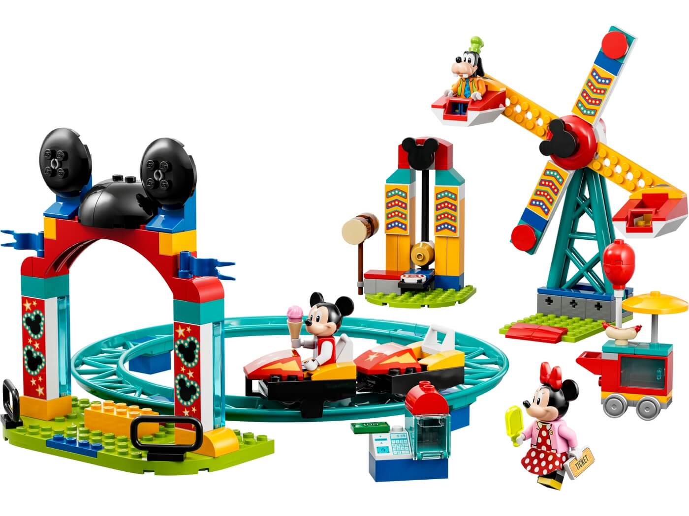 Mundo de Diversión de Mickey, Minnie y Goofy ( Lego 10778 ) imagen a