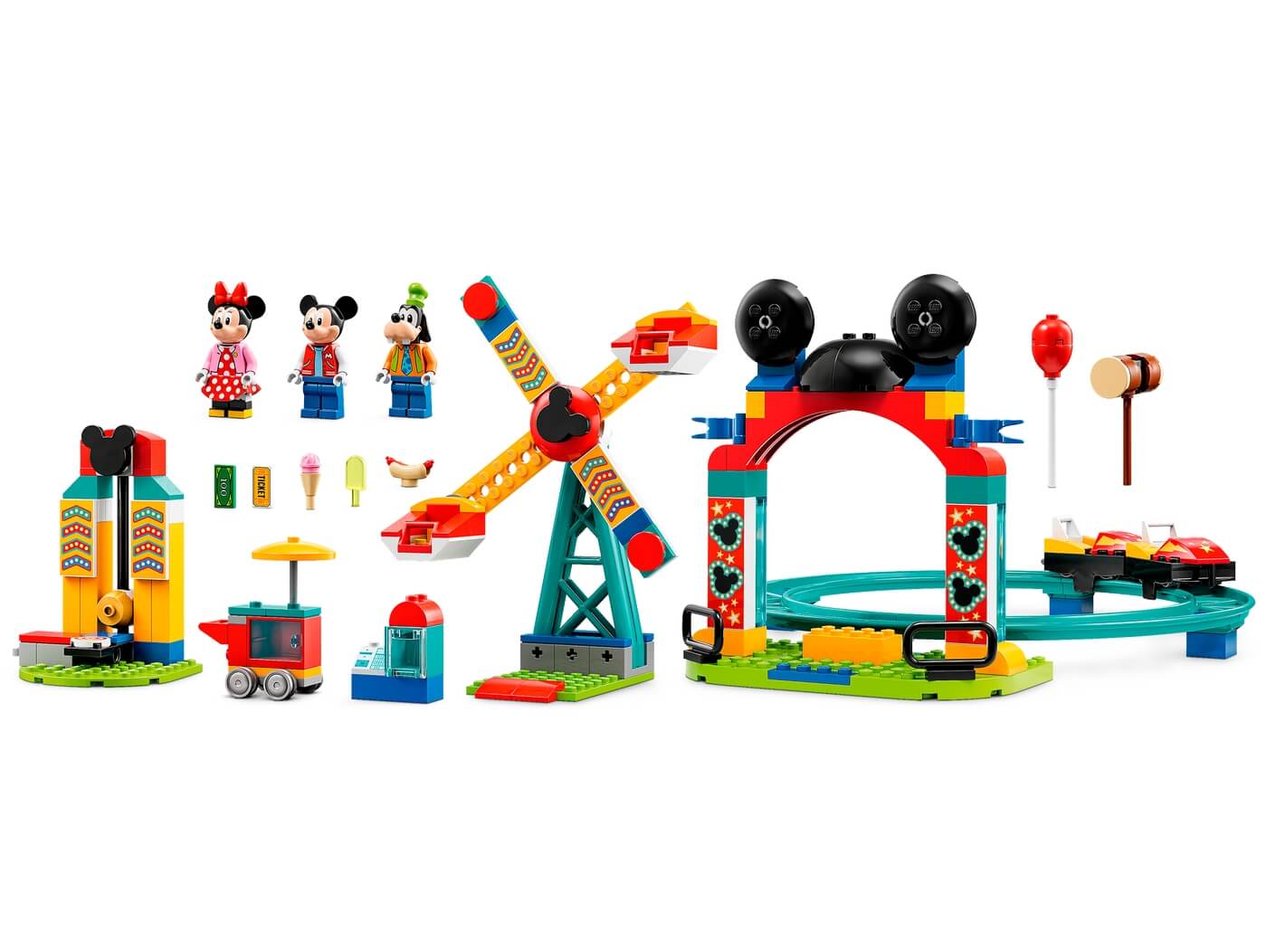 Mundo de Diversión de Mickey, Minnie y Goofy ( Lego 10778 ) imagen b