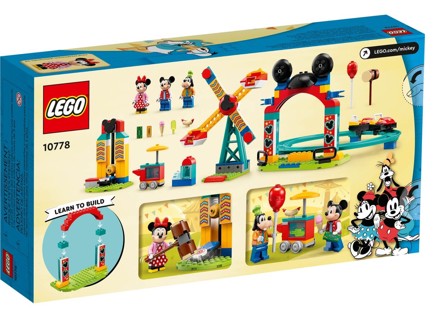 Mundo de Diversión de Mickey, Minnie y Goofy ( Lego 10778 ) imagen f