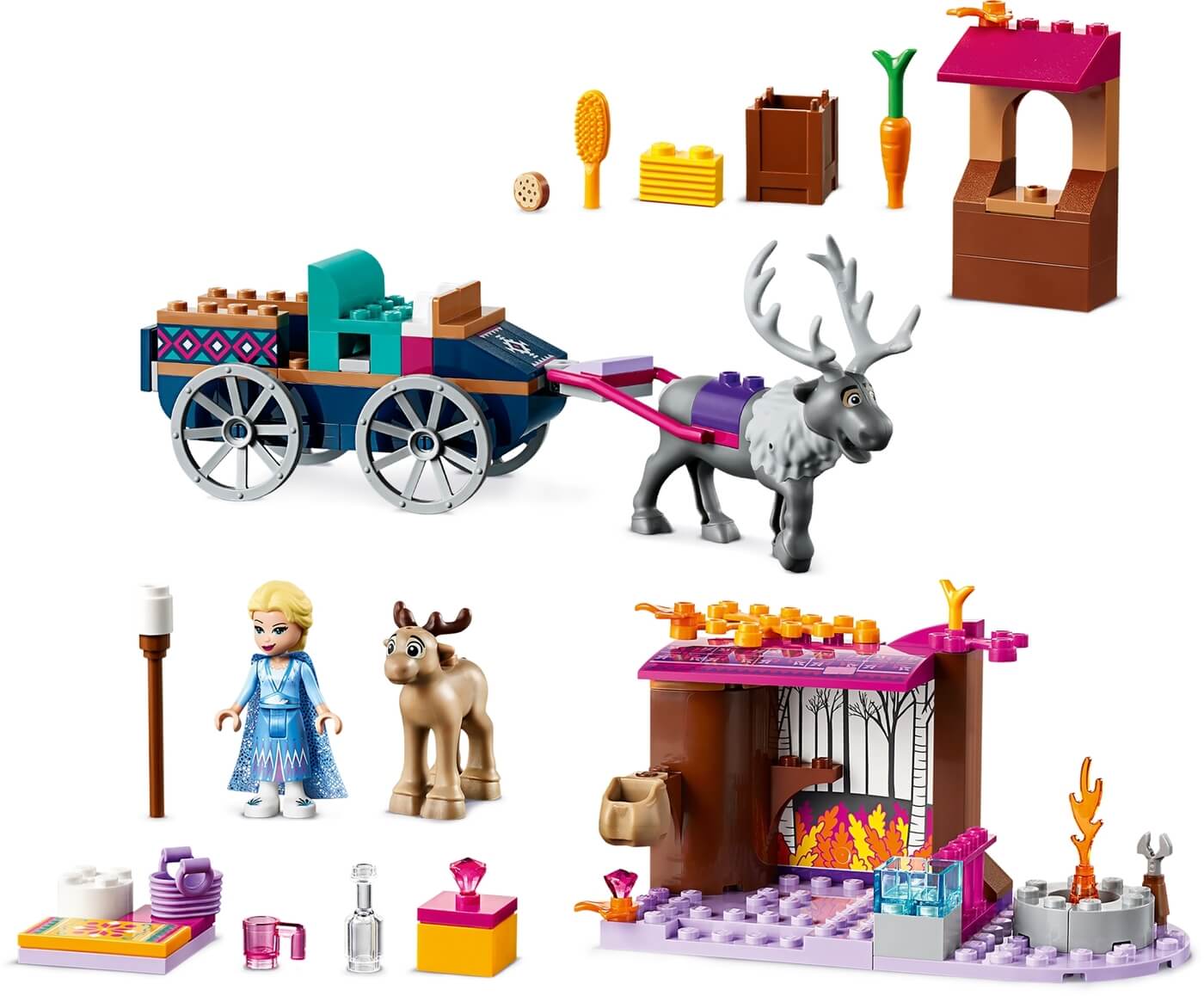 Aventura en Carreta de Elsa ( Lego 41166 ) imagen c