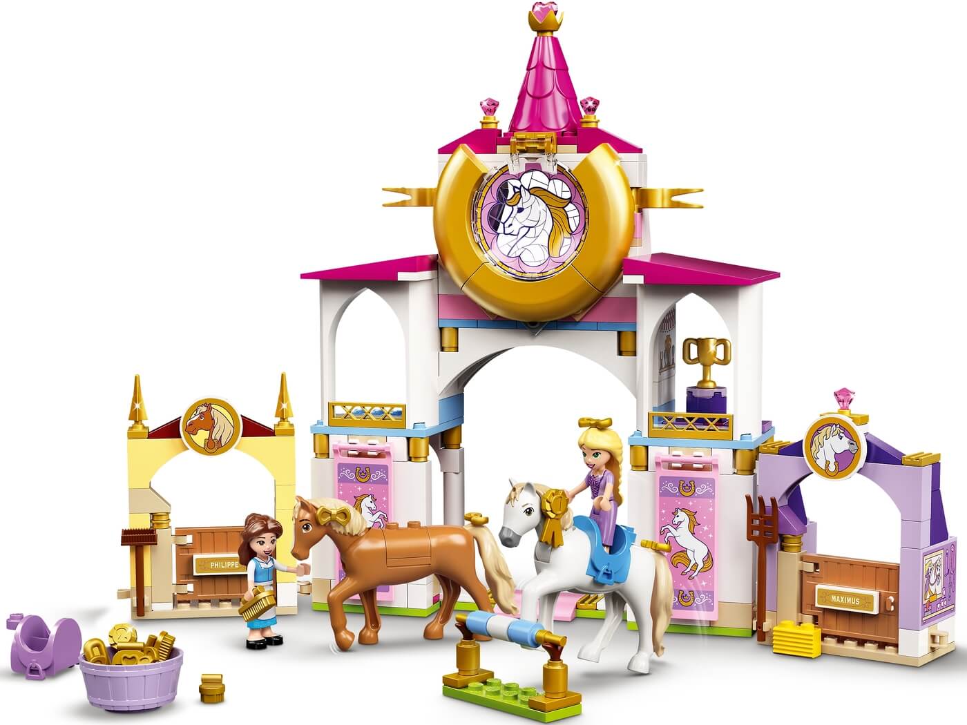 Establos Reales de Bella y Rapunzel ( Lego 43195 ) imagen b