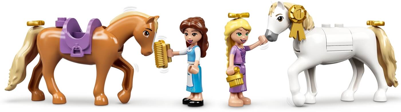 Establos Reales de Bella y Rapunzel ( Lego 43195 ) imagen c