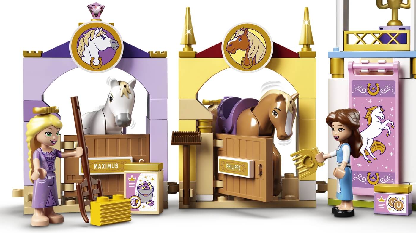 Establos Reales de Bella y Rapunzel ( Lego 43195 ) imagen e
