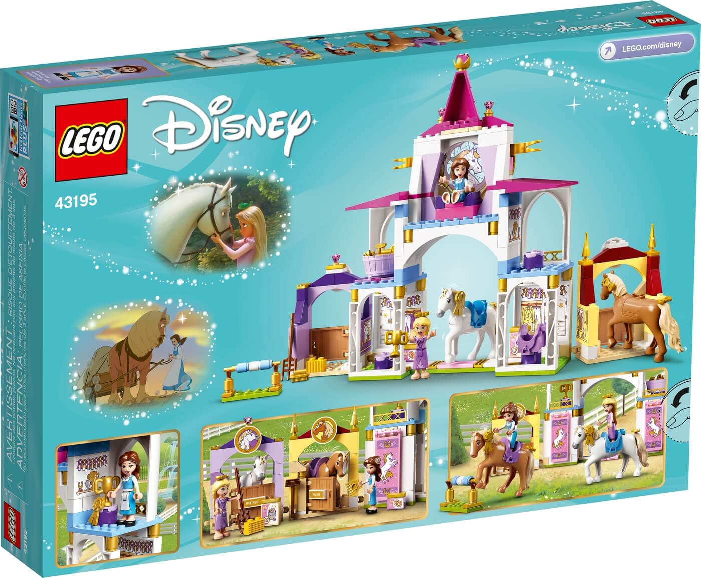 Establos Reales de Bella y Rapunzel ( Lego 43195 ) imagen h