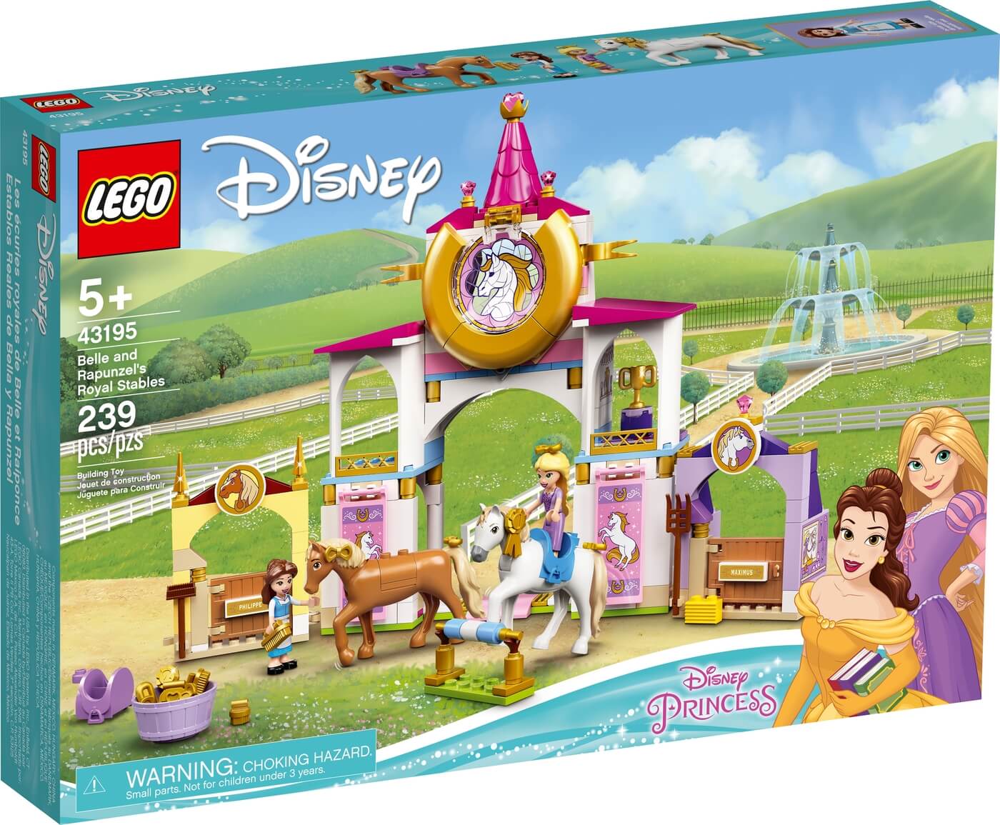 Establos Reales de Bella y Rapunzel ( Lego 43195 ) imagen i