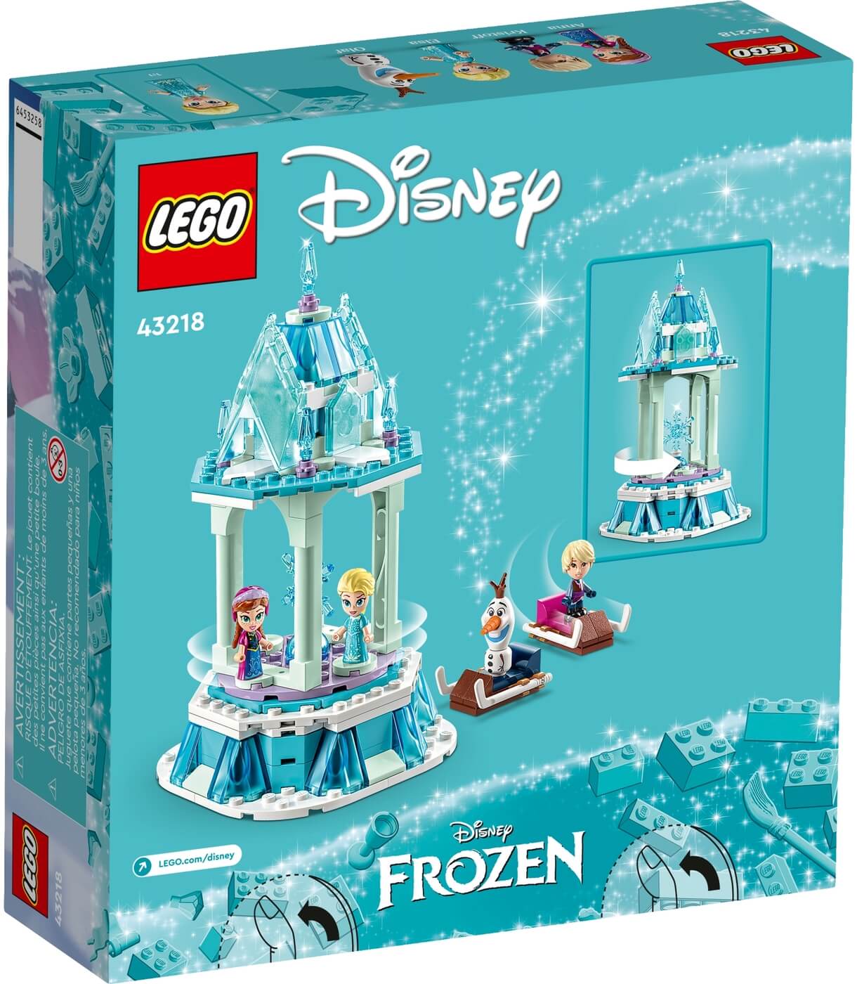 Tiovivo Magico de Anna y Elsa ( Lego 43218 ) imagen e
