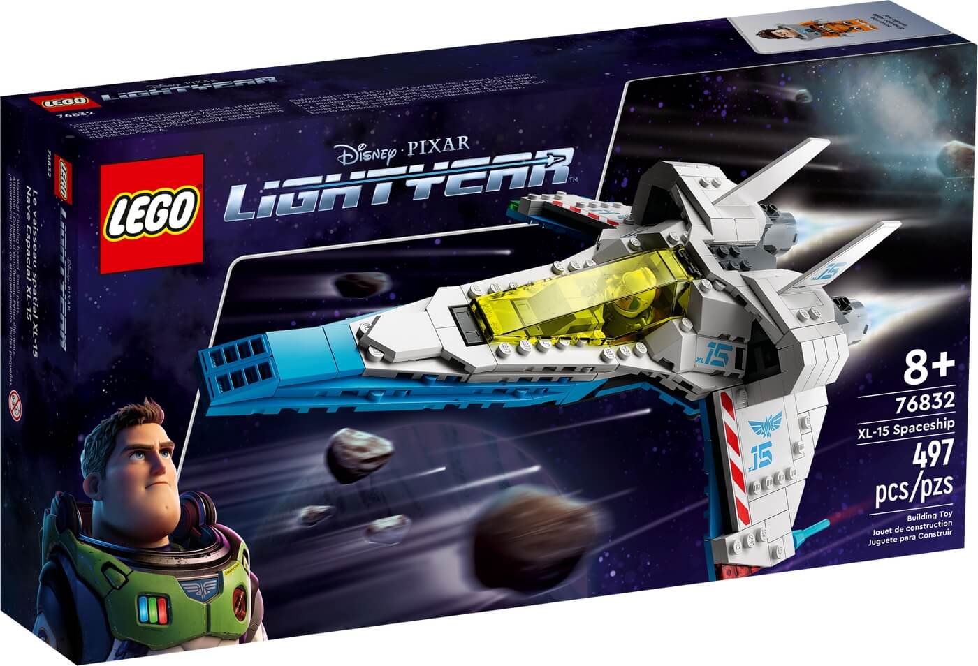 Nave Espacial XL-15 Lightyear ( Lego 76832 ) imagen h