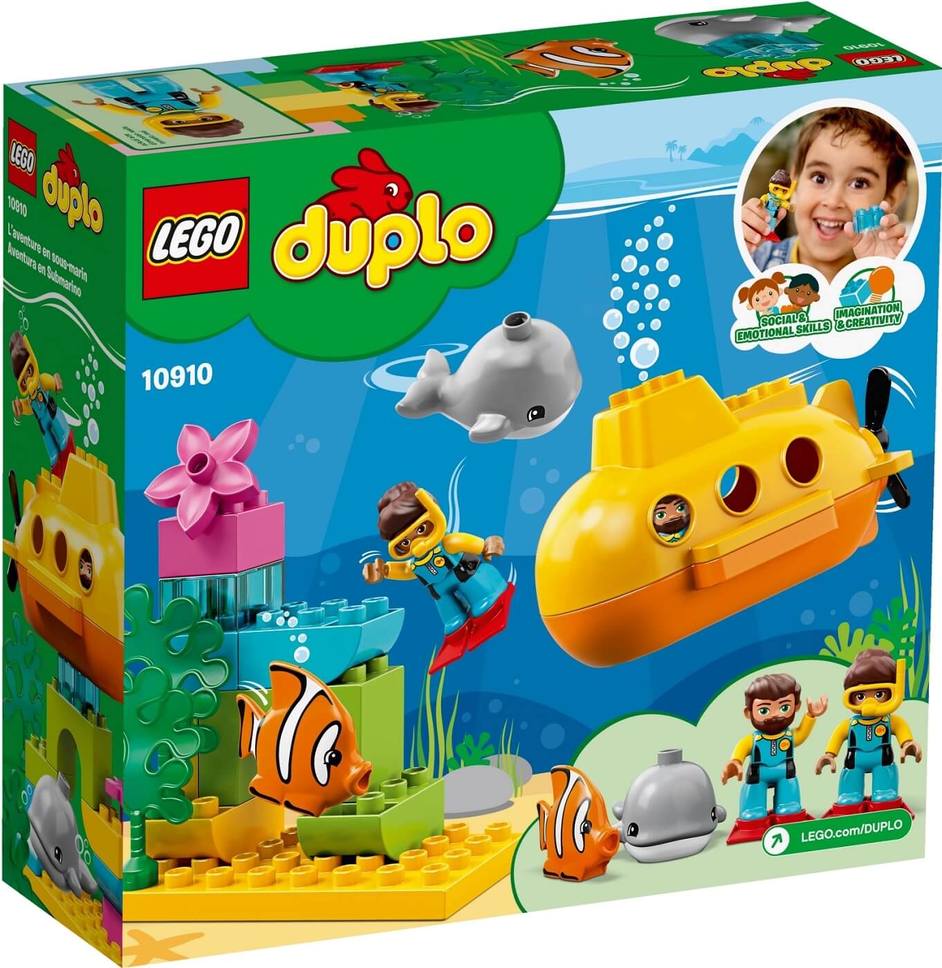 Aventura en Submarino ( Lego 10910 ) imagen e