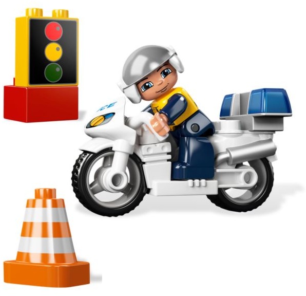 Moto de Policía ( Lego 5679 ) imagen c