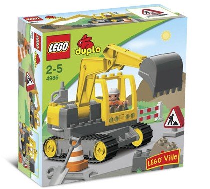 Set de obra con Excavadora ( Lego 4986 ) imagen c