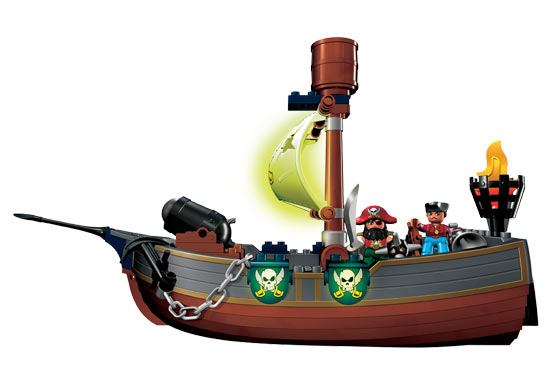 lego duplo barco pirata