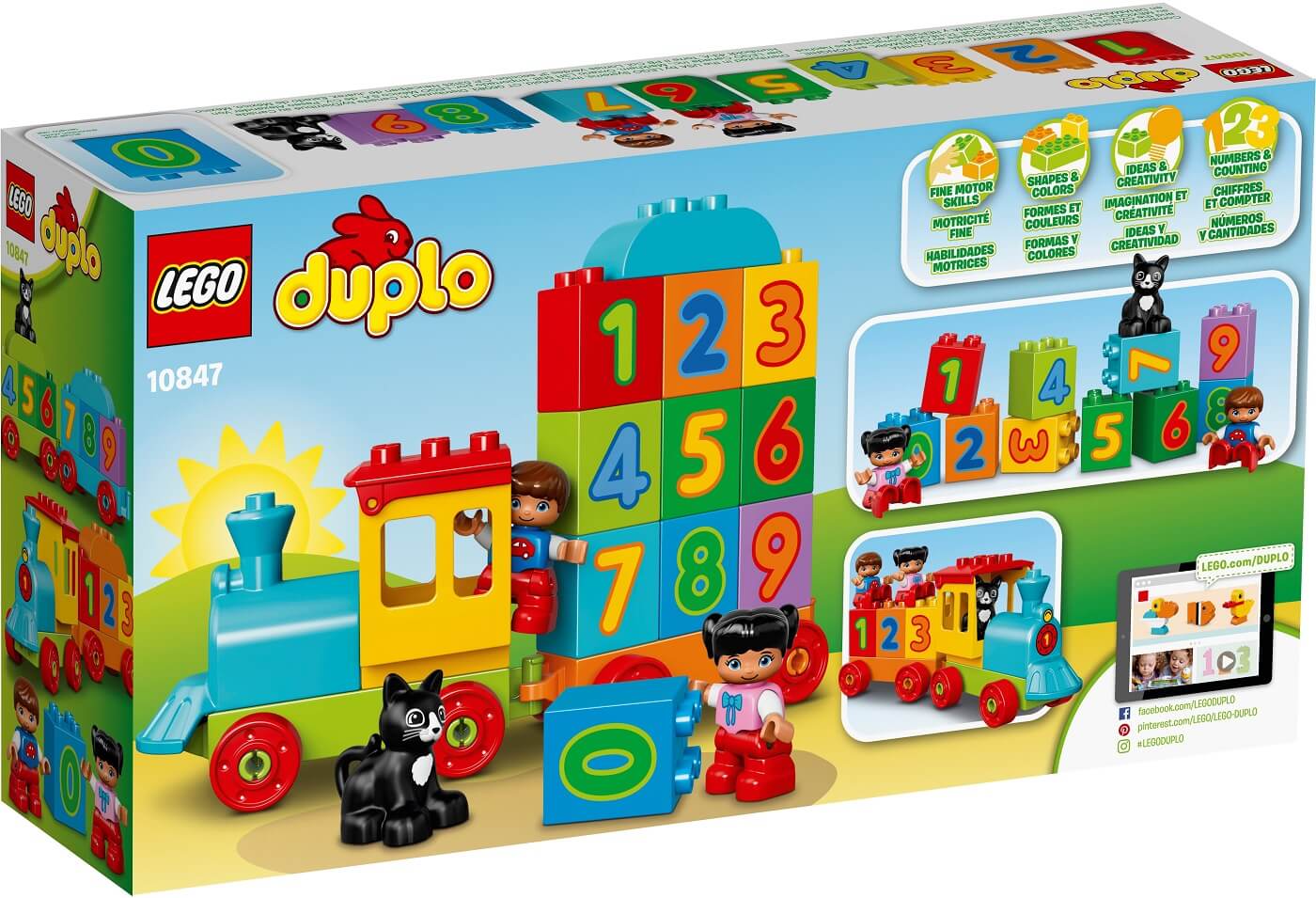 Tren de los numeros ( Lego 10847 ) imagen e