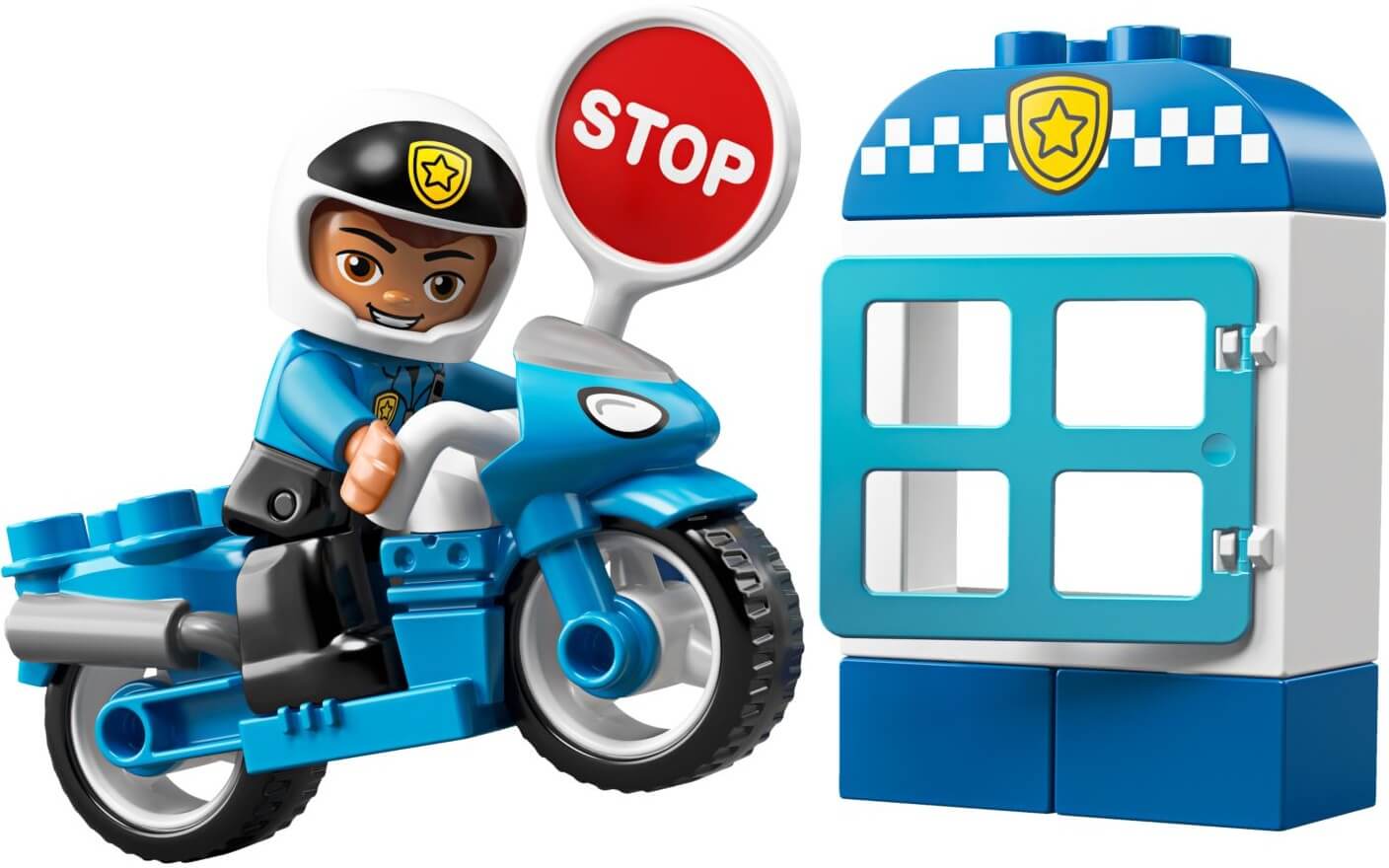 Moto policia ( Lego 10900 ) imagen a