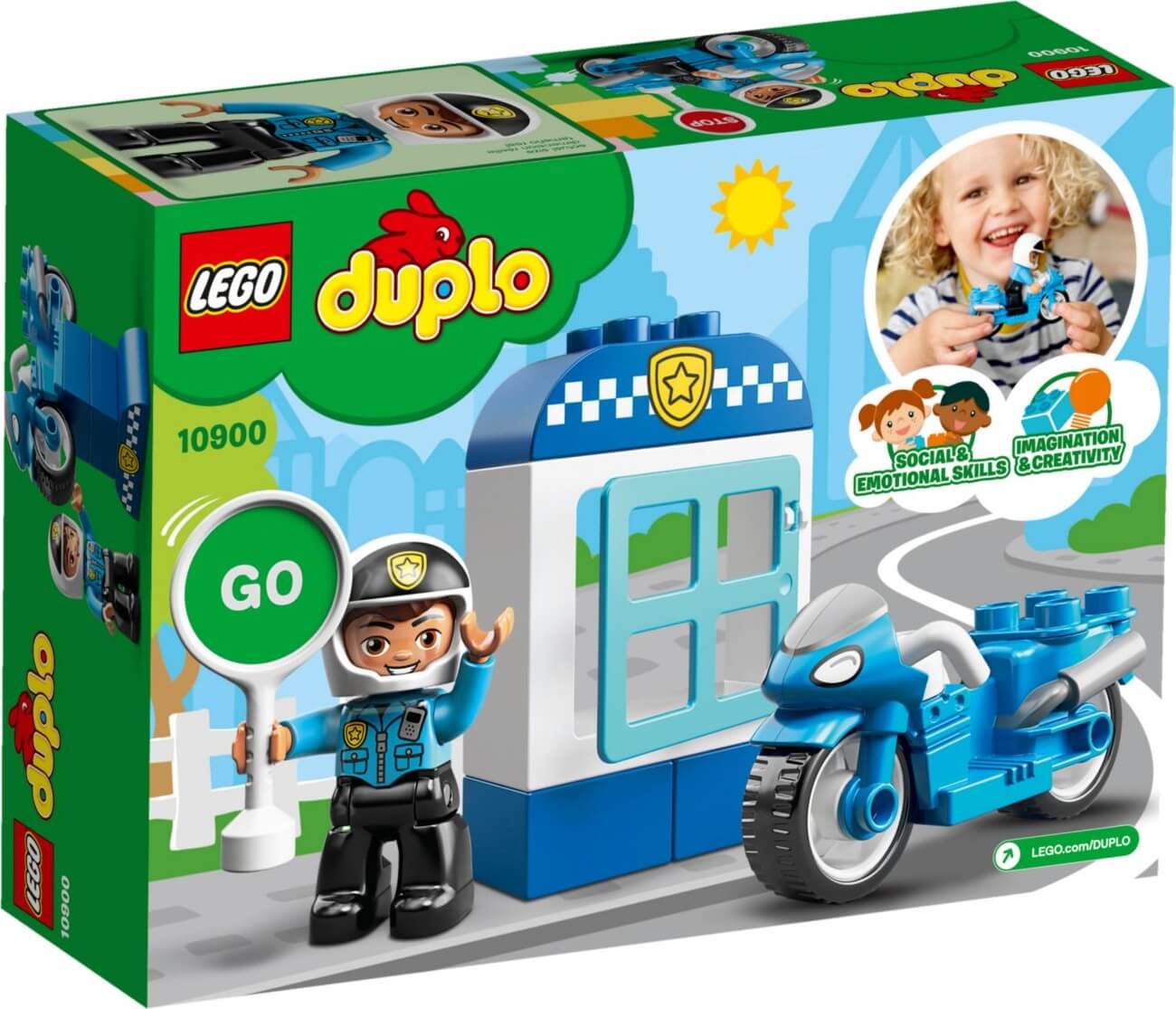Moto policia ( Lego 10900 ) imagen c