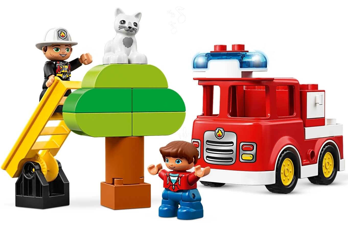Camion de Bomberos de rescate ( Lego 10901 ) imagen b
