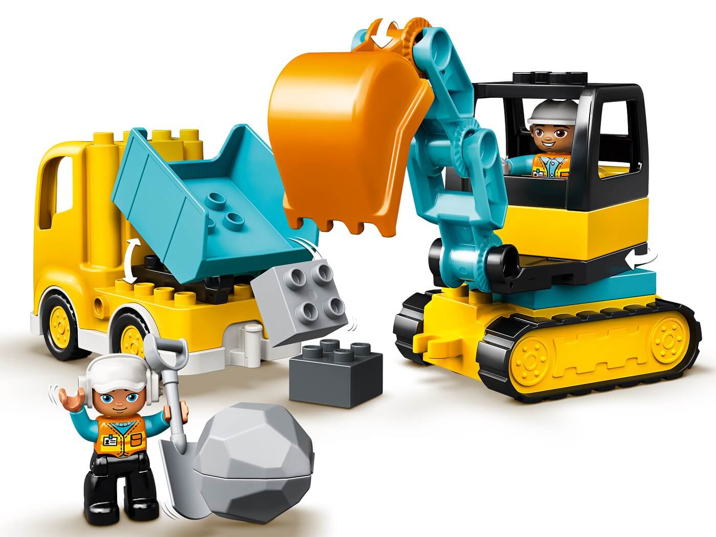 Camion y Excavadora de Orugas ( Lego 10931 ) imagen b